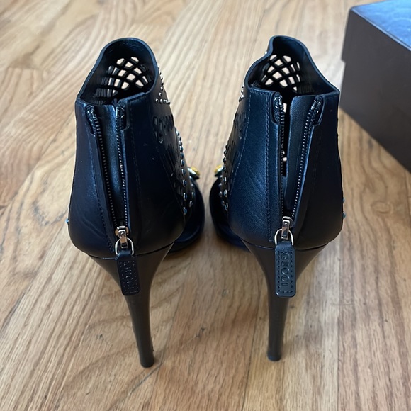 Gucci - Lika Laser Cut Ankle boot black size 40 - Picture 3 of 11